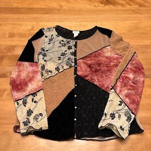 J. Jill Button Up Blosue